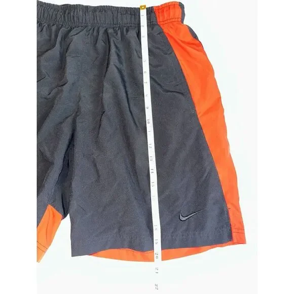 Nike Men’s Athletic Shorts Black Red Size L 8” Inseam Dri-FIT Gym Training - Picture 4 of 7